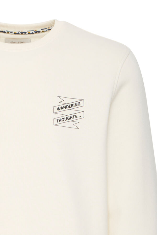 Blend Sudadera Cuello Redondo beige
