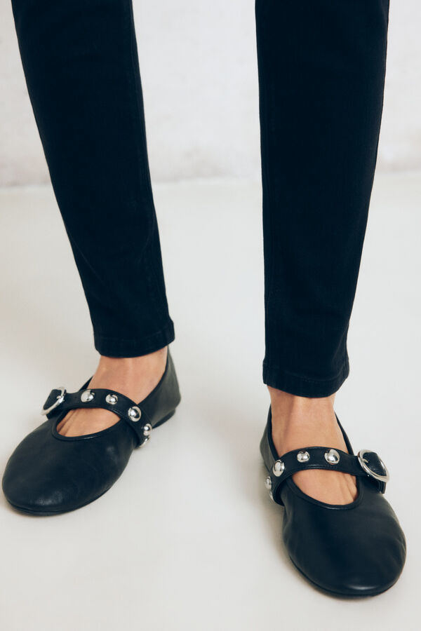 Springfield Jeans skinny preto