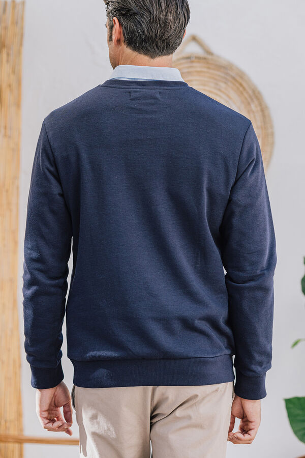Celopman Sweatshirt B&aacute;sico  azul