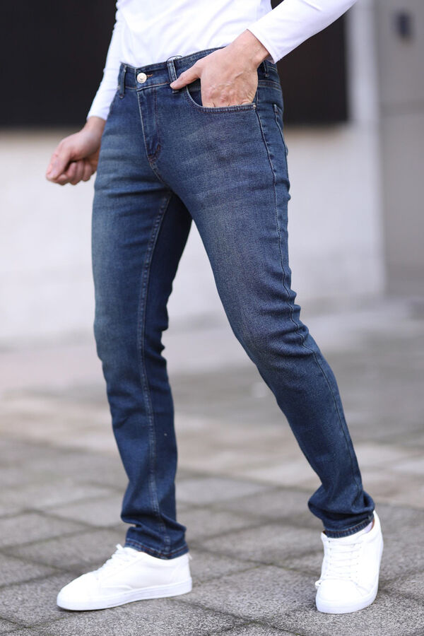 Trendyol Pantal&oacute;n vaquero regular azul