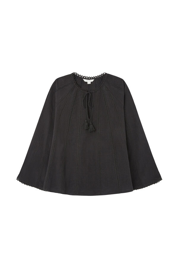 Springfield Blusa Delicacy preto