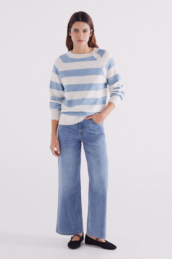 Springfield Camisola riscas kodak azul