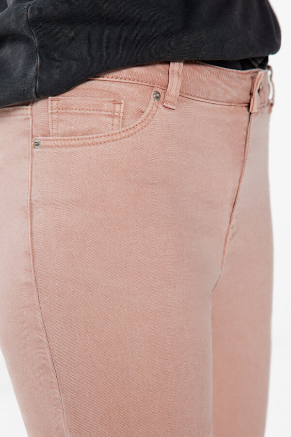 Springfield Jeans Color Kick Flare rosa