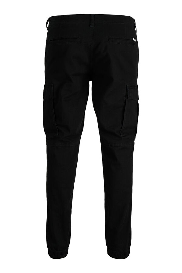JJ REBEL Pantal&oacute;n cargo slim fit negro