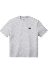 Vans Camiseta com logo no peito esquerdo cinzento