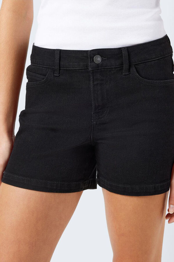 Noisy May Cal&ccedil;&otilde;es denim 5 bolsos preto