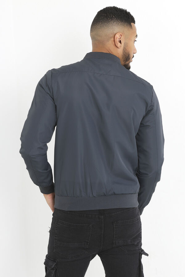 Brave Soul Chaqueta bomber gris