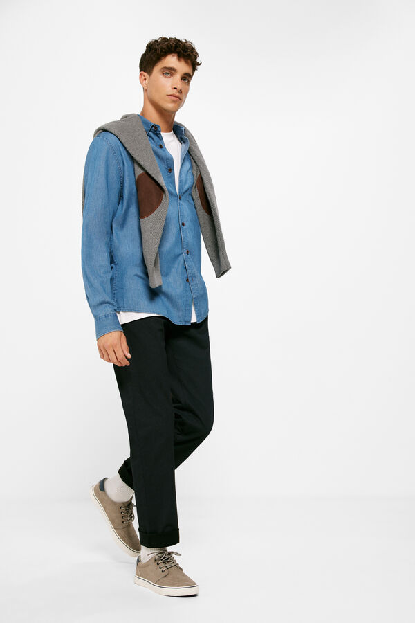 Springfield Chino micro estampado negro