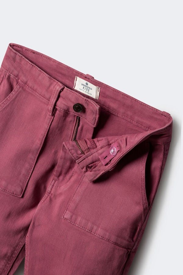 Springfield Kids Cal&ccedil;as cargo menina rosa