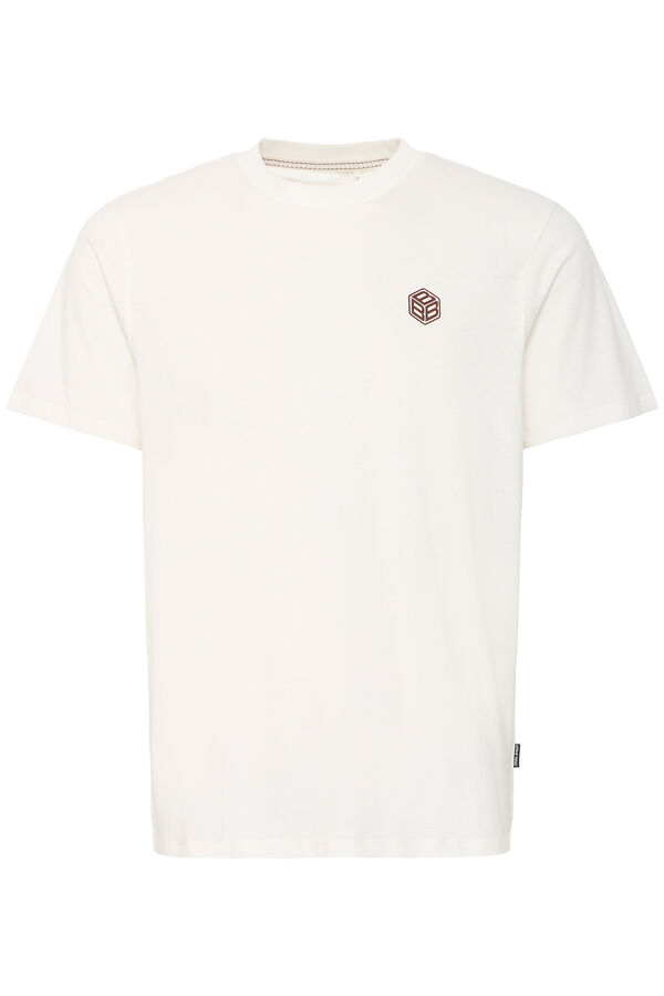 Blend Camiseta cuello redondo blanco