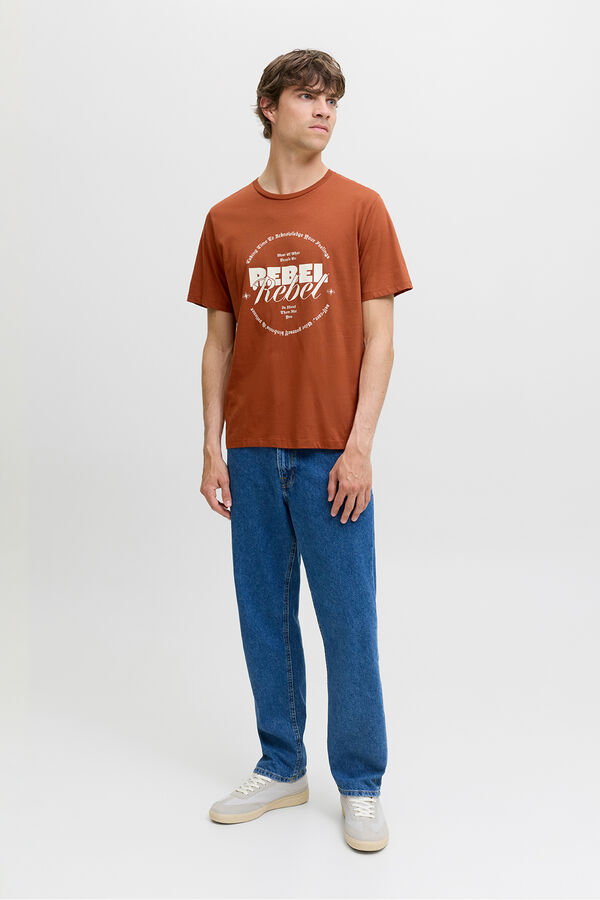 JJ REBEL T-shirt regular fit vermelho