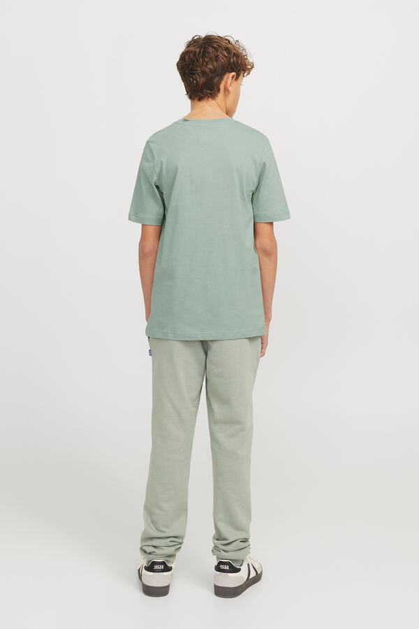Jack & Jones Junior Camiseta regular fit estampada verde
