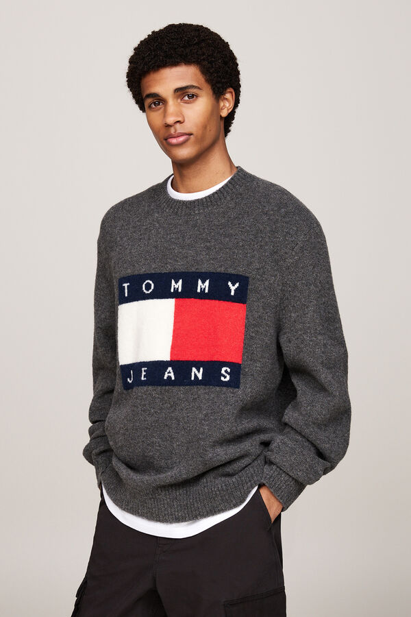 Tommy Jeans Jersey de hombre Tommy Jeans gris