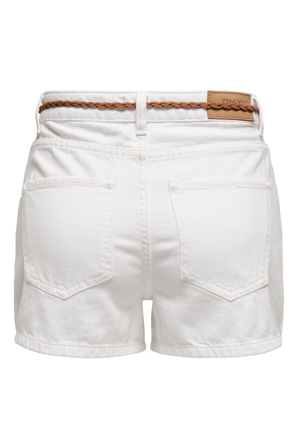 Only Shorts denim de regular fit branco