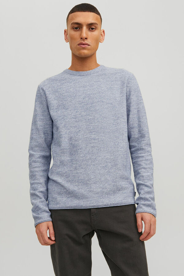Jack & Jones Jersey punto fino azul
