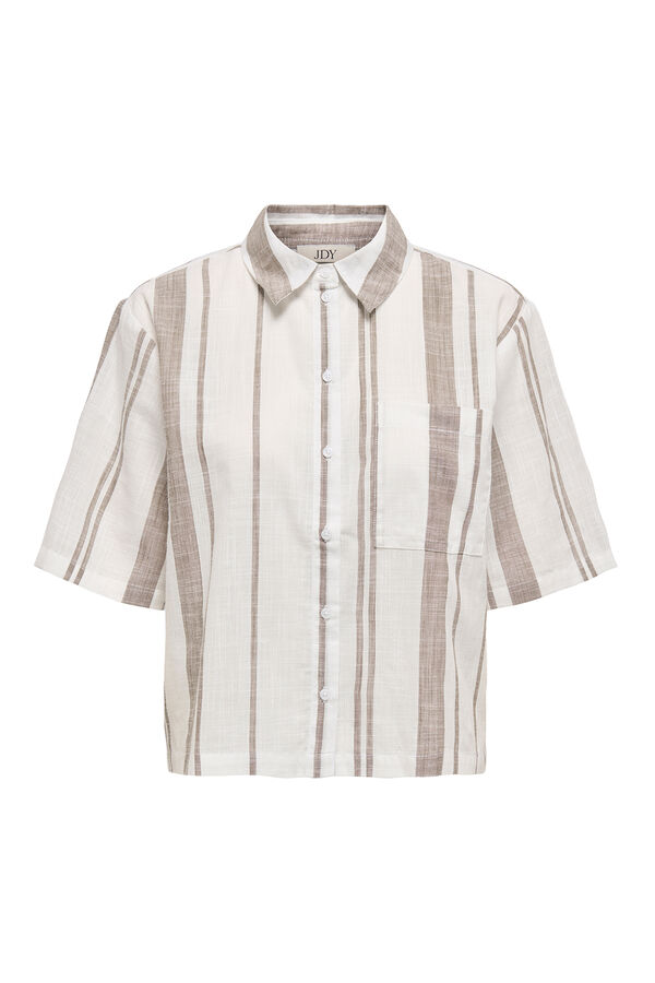 JDY Camisa manga curta estampada branco