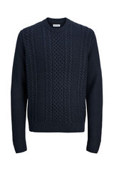 Jack & Jones Jersey de punto estructurado azul