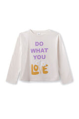 Springfield Kids Camiseta "Love" ni&ntilde;a nude