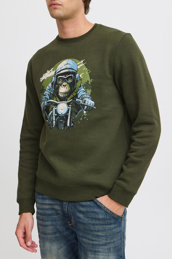 Blend Sweatshirt gola redonda estampado