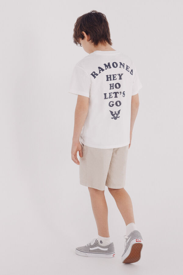 Springfield Kids Camiseta Ramones ni&ntilde;o marfil