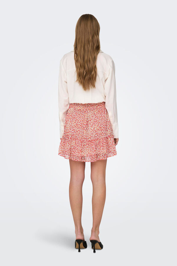 JDY Minissaia folhos cinzento