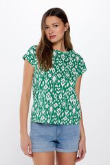 Springfield Camiseta Estampada Botones Hombro verde