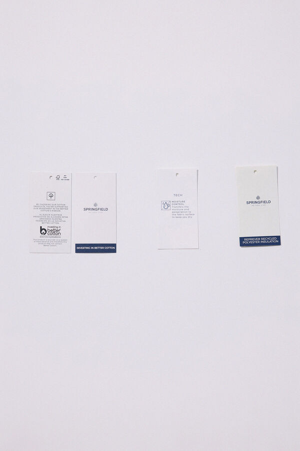 Springfield Jaqueta acolchoada de algodão cru