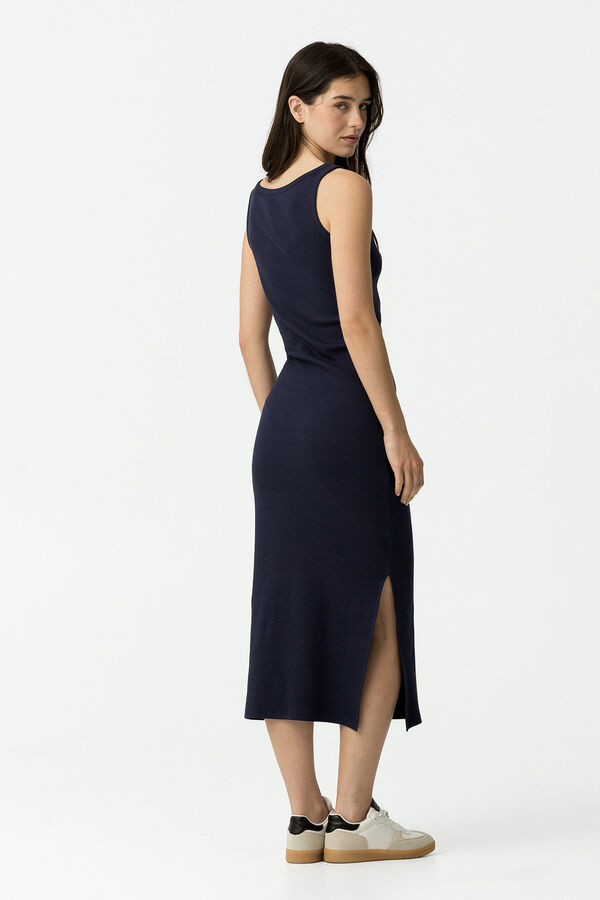 Tiffosi Vestido de malha azul