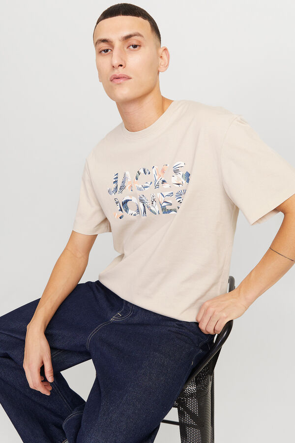 Jack & Jones Camisola corte relaxed cinzento