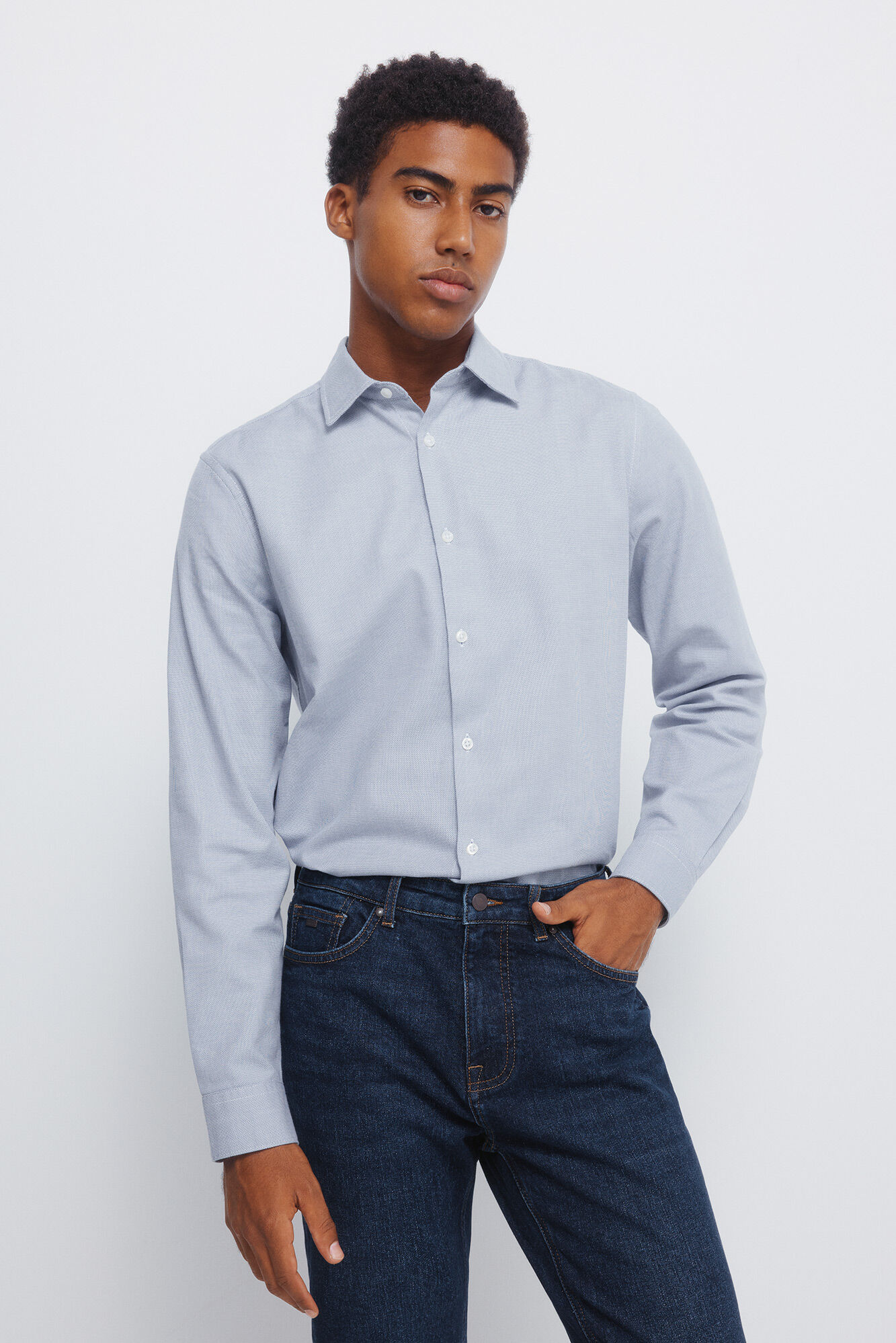 Springfield Camisa vestir estructura