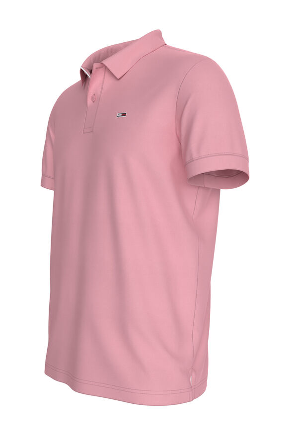 Tommy Jeans Camisa p&oacute;lo masculina Tommy Jeans rosa