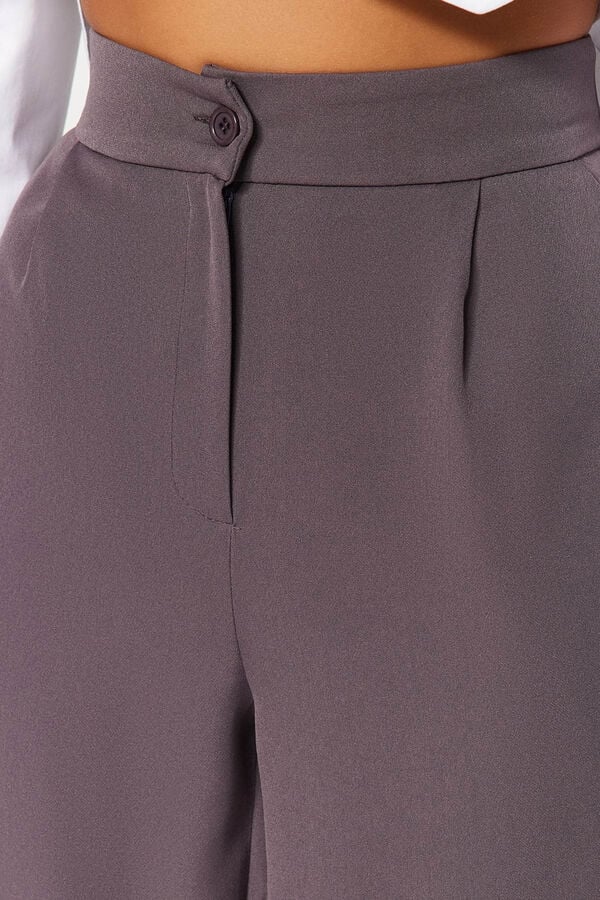 Trendyol Cal&ccedil;as grandes cinzento