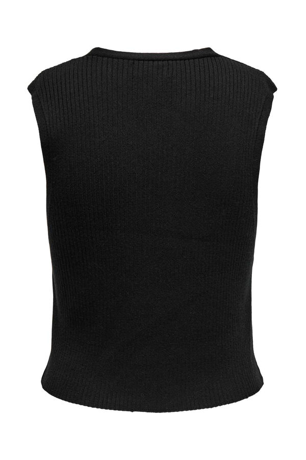 Only Colete de malha preto