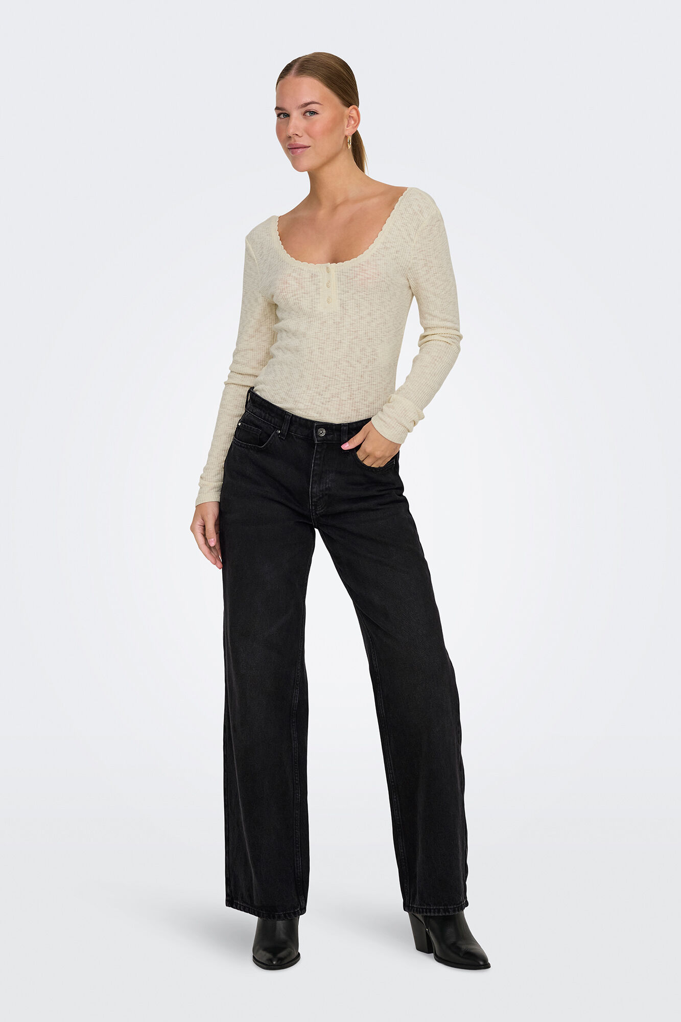 Only Jeans estilo wide