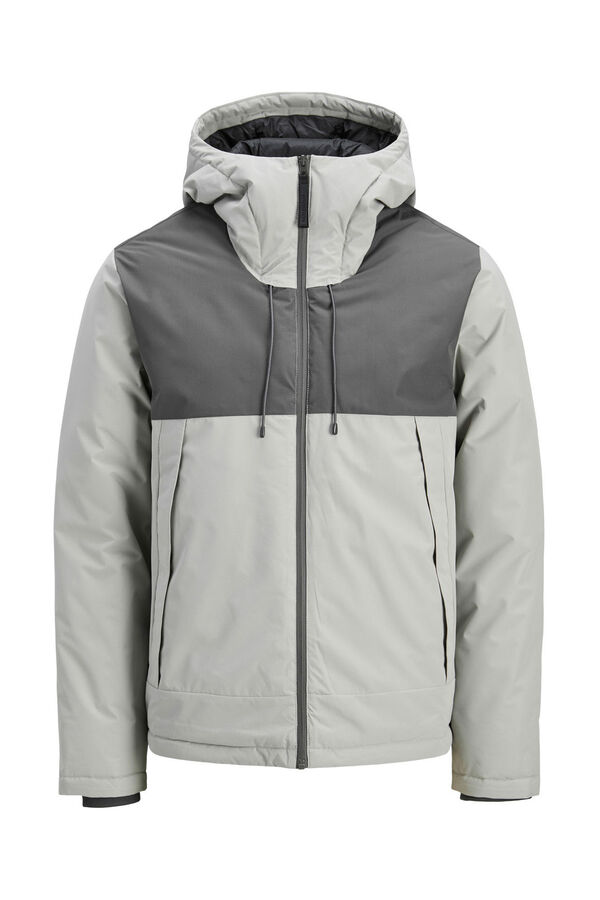 Jack & Jones Chaqueta acolchada bicolor gris