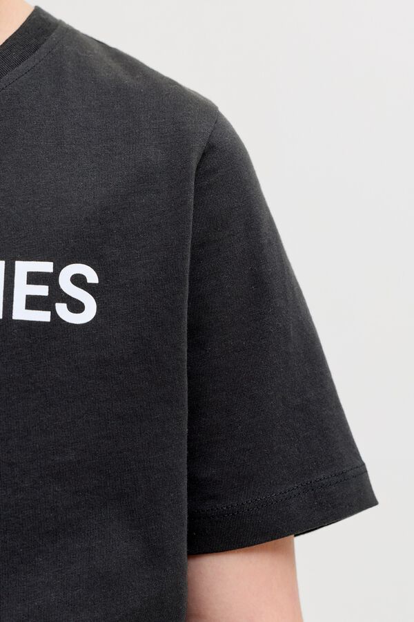Jack & Jones Junior T-shirt de manga curta com logo preto