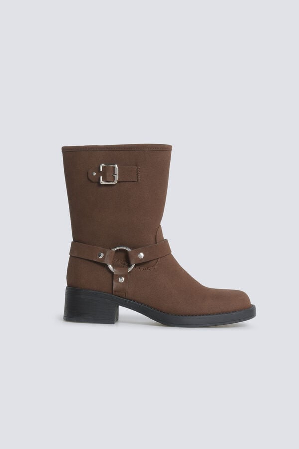 Springfield Botas motard castanhas castanho