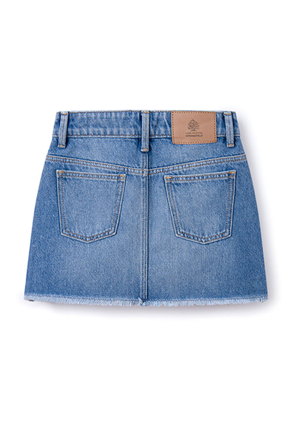 Springfield Kids Falda denim ni&ntilde;a azul