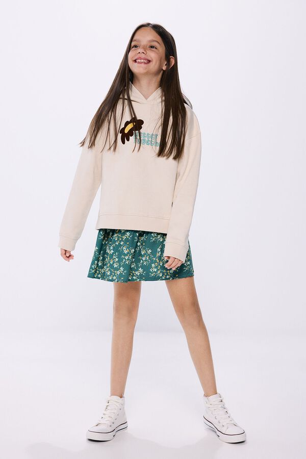 Springfield Kids Saia flores para menina verde