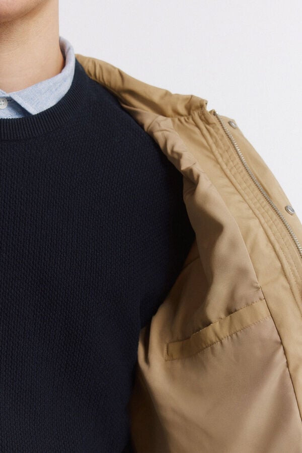 Springfield Parka leve castanho