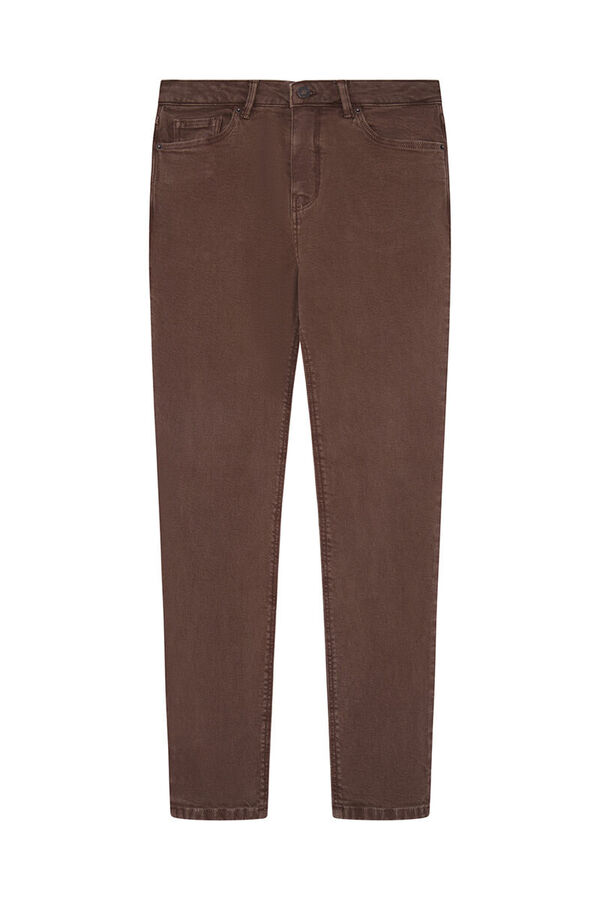 Springfield Jeans Color Slim Cropped estampado