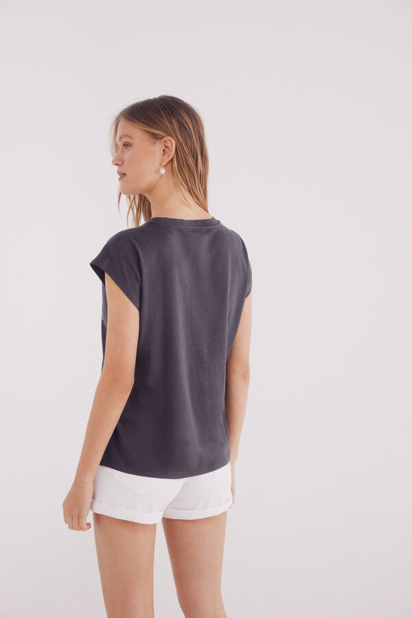 Springfield Camisola gráfica  cinzento