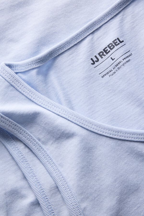 JJ REBEL T-shirt al&ccedil;as estampada azul