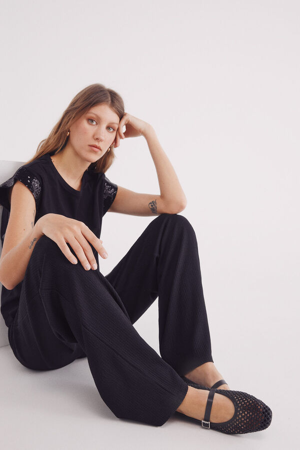 Springfield Dan&ccedil;arina de rede preta preto