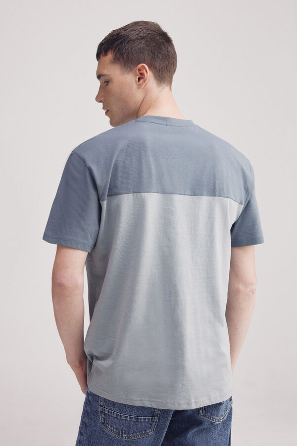 Springfield T-shirt color block azul