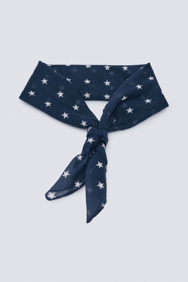 Springfield Pa&ntilde;uelo bandana estrellas azul
