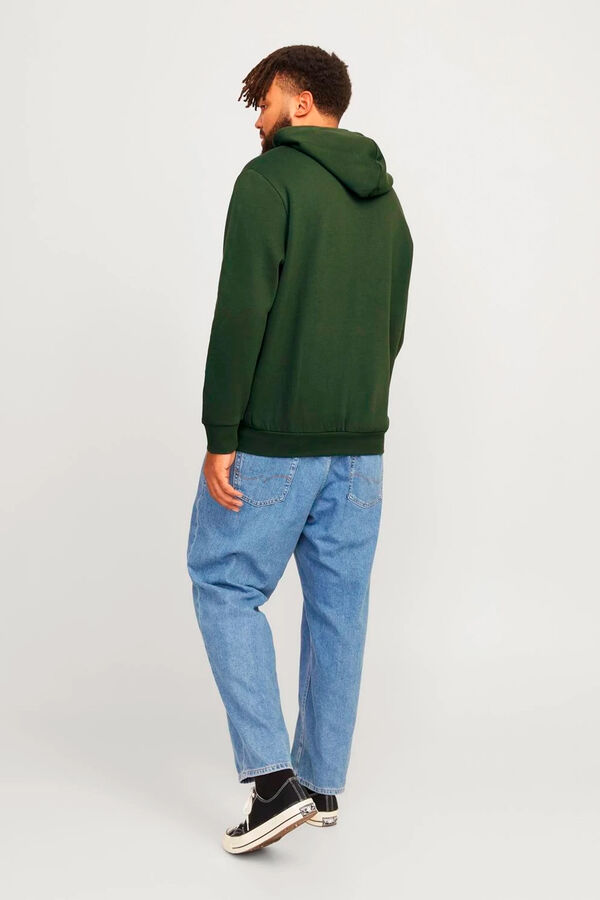 Jack & Jones PLUS Sudadera estándar fit Plus verde