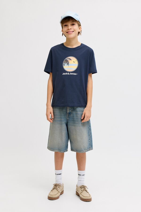 Jack & Jones Junior Sweatshirt gola redonda azul