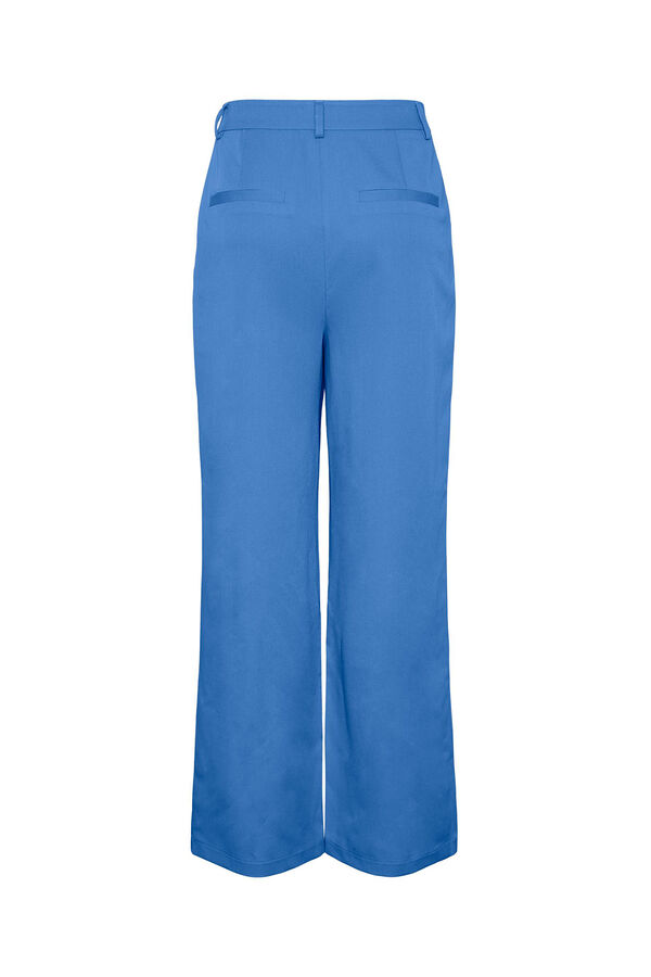 Springfield Pantalón pata ancha azul medio