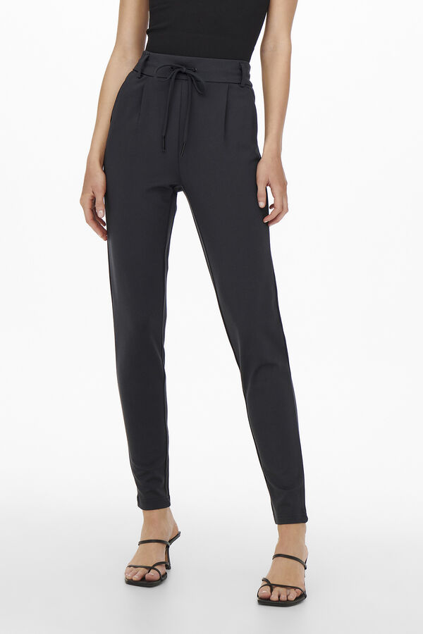 Only Pantal&oacute;n largo recto estilo chino gris